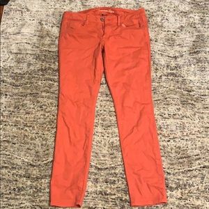 Coral American Eagle Jeans